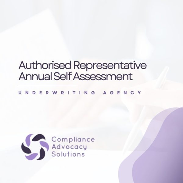 Authorised Representative Annual Self-Assessment