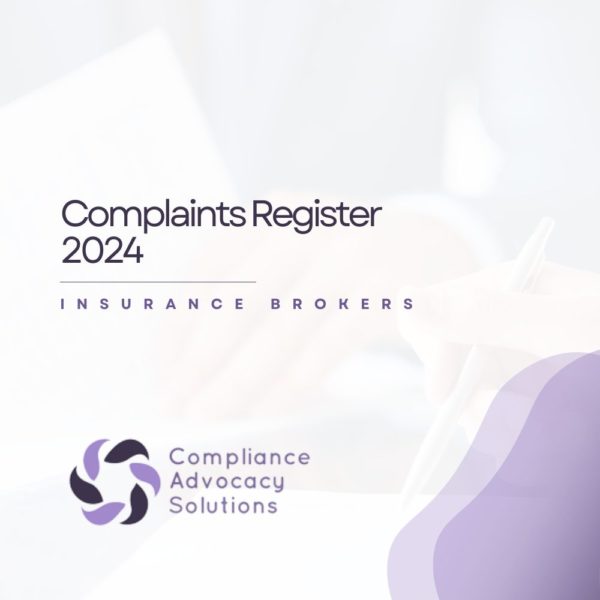 Complaints Register