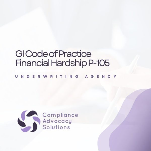 GI Code of Practice: Financial Hardship