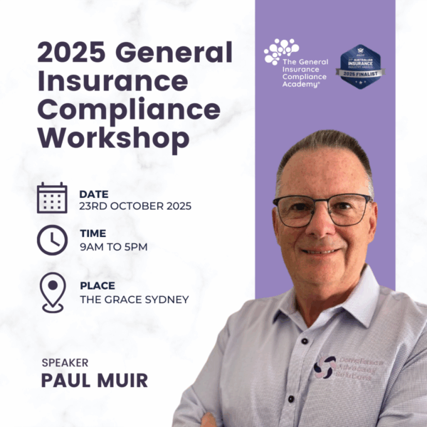 2025 General Insurance Compliance Workshop